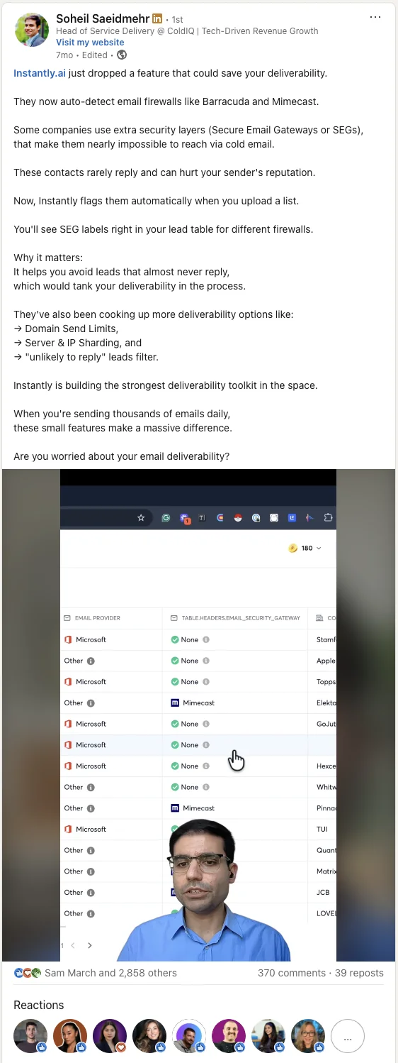 LinkedIn post by Soheil Saeidmehr